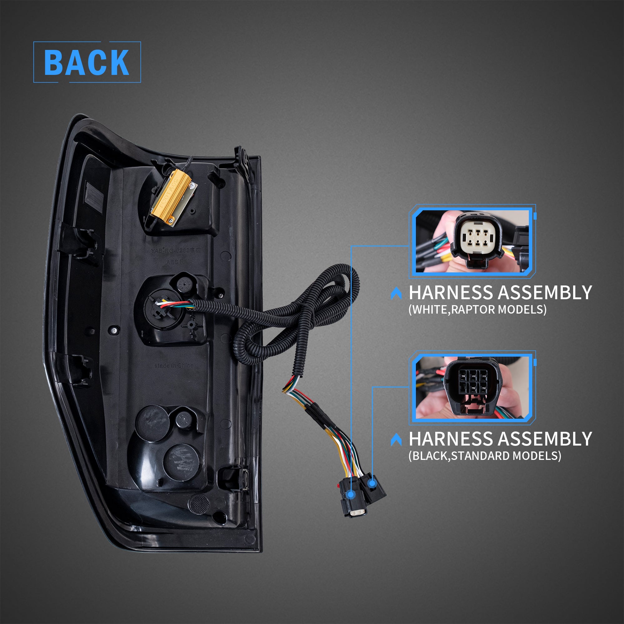 Feux arrière LED VLAND pour Ford Ranger T6 2012-2020