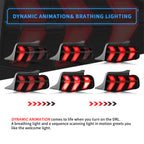 VLAND LED Taillights For 2010 2011 2012 Ford Mustang