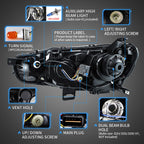 Faros delanteros VLAND para Mitsubishi Lancer 2008-2017 con LED DRL