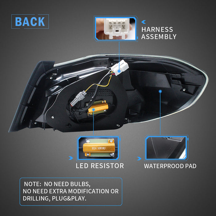 VLAND LED Taillights For 2015-2021 Subaru WRX / WRX STI aftermarket rear lights