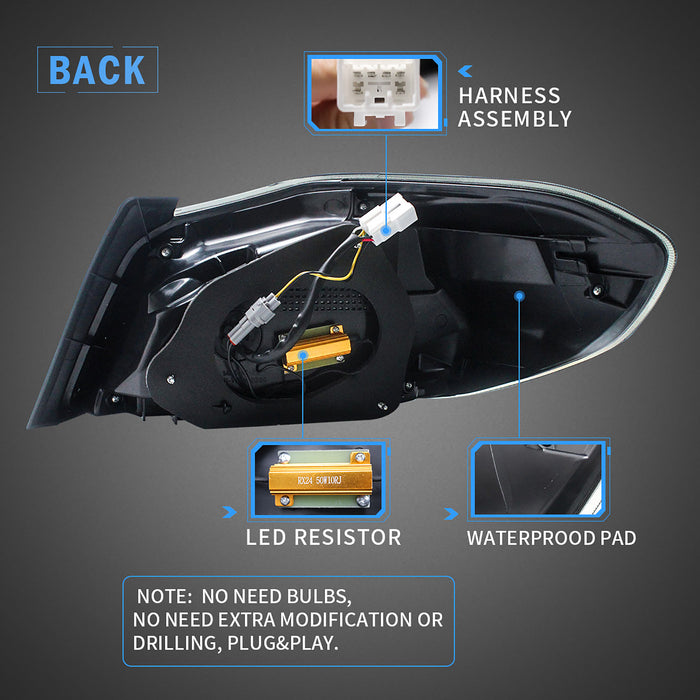 VLAND LED テールライト 2015-2021 スバル WRX / WRX STI アフターマーケット テールライト用