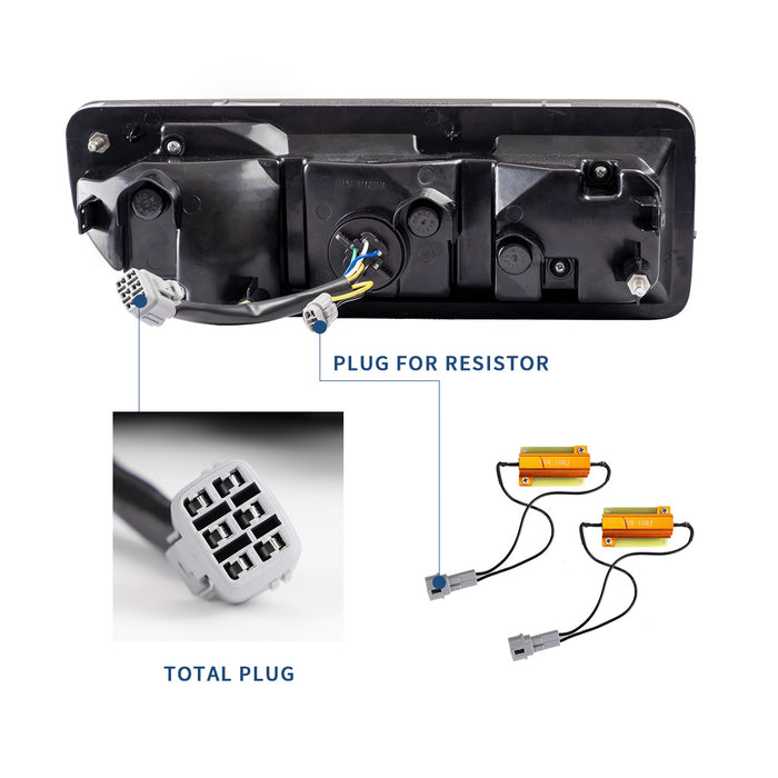 Feux arrière LED VLAND pour Suzuki Jimny 2018-2023 clignotants avec indicateurs séquentiels feux arrière de rechange