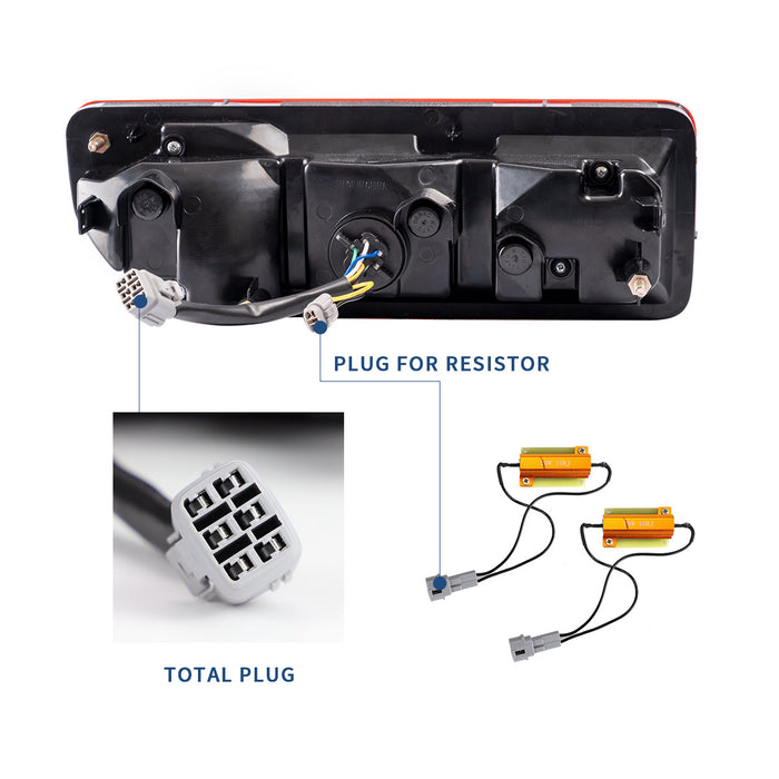 VLAND LED feux arrière pour Suzuki Jimny 2018-2023 clignotants avec indicateurs séquentiels feux arrière de rechange