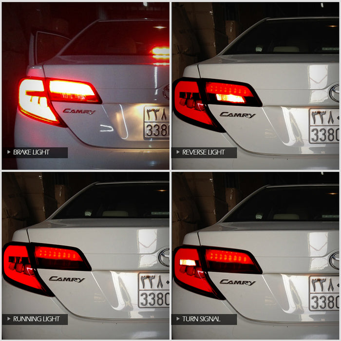 VLAND LED Tail Lights For Toyota Camry 2012-2014
