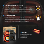 Luces traseras LED VLAND para Toyota Hilux 2015-2020, lámparas traseras