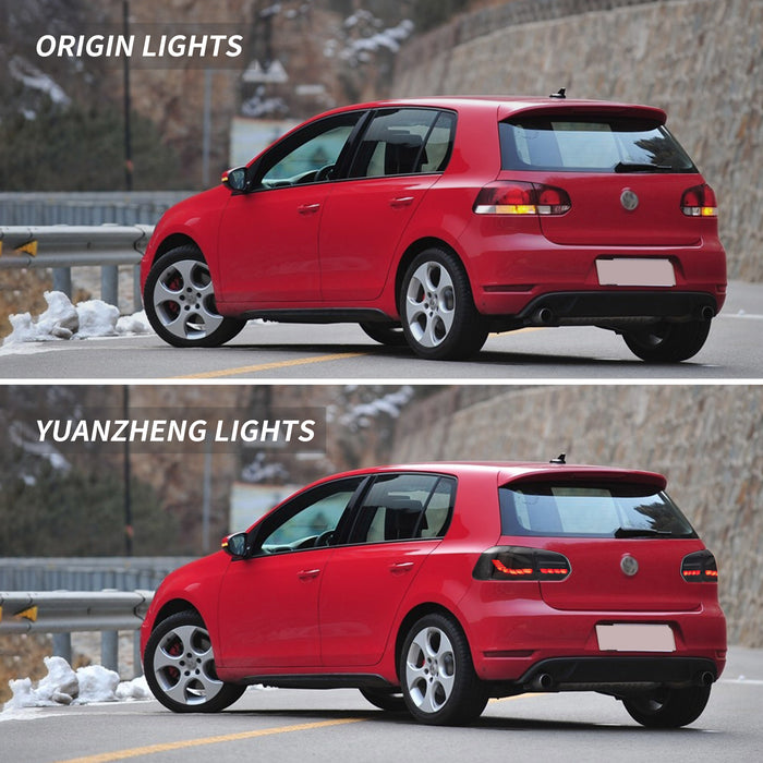 VLAND OLED-Rückleuchten für Volkswagen Golf 6 MK6 2009–2014 mit sequentiellen Blinkern