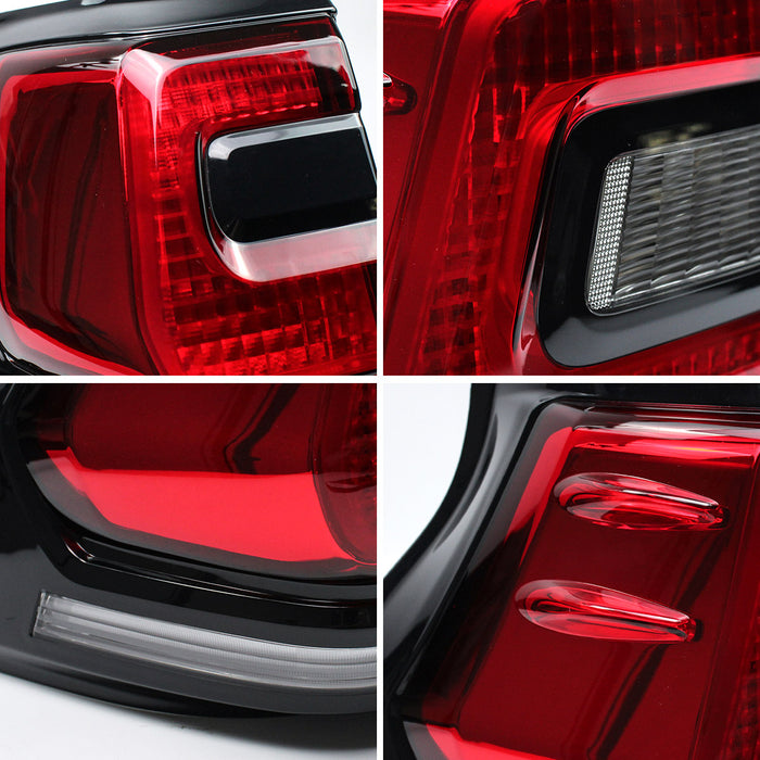 Feux arrière VLAND Full LED pour Toyota Land Cruiser Prado 2010-2016 clignotants avec indicateurs séquentiels feux arrière de rechange