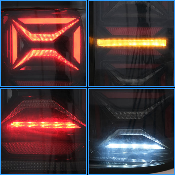 Luces traseras LED VLAND para Volkswagen Amarok 2010-2021 con luces traseras de señal de giro secuencial