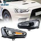 VLAND LED Headlights For 2008-2017 Mitsubishi Lancer /evo x