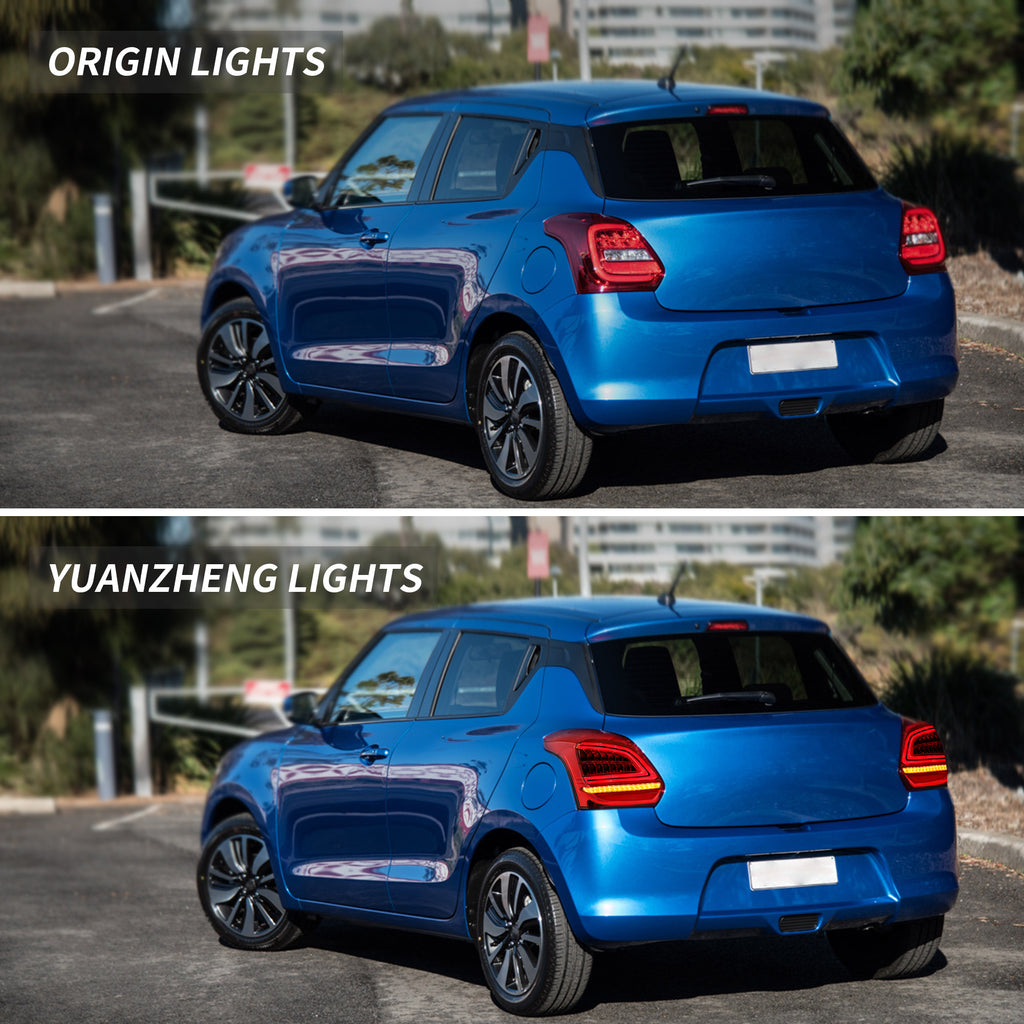 <<<<<t59>51>37>19>0>LAND  LED  Tail  LighTs  For  Suzuki  Swift 2017-2023 AfTermarkeT Rear  LighTs