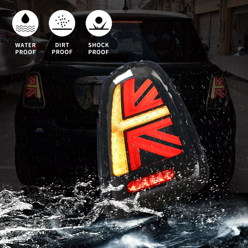 VLAND LED Taillights For 2007-2013 Mini Cooper Hatch R56 R57 R58 R59 W/ Sequential