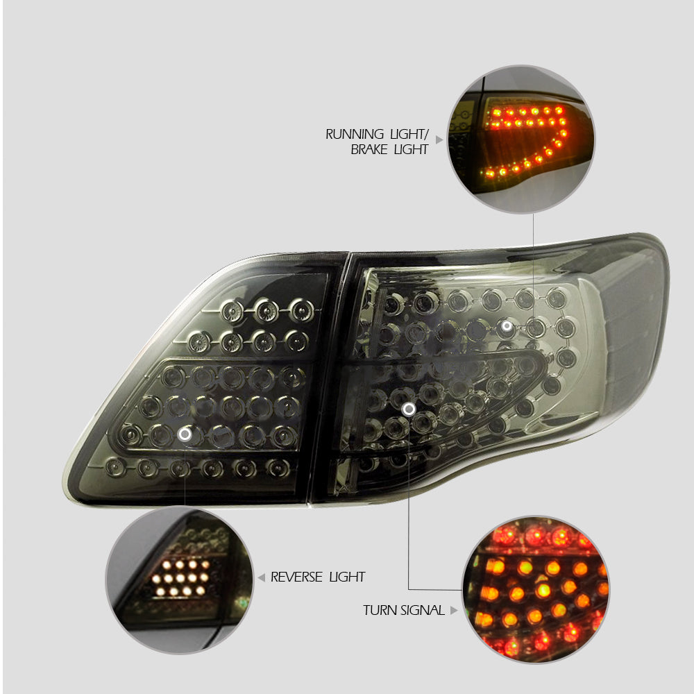 VLAND LED Taillights For 2008-2010 Toyota Corolla