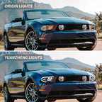 VLAND LED Projector Headlights For 2010-2014 Ford Mustang
