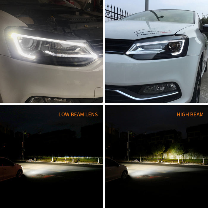 Faros delanteros LED VLAND para Volkswagen Polo MK5 2009-2017