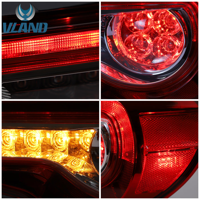 VLAND LED Tail lights For Toyota 86 gt86/ Subaru brz/ Scion frs 2012-2020 Rear lamps Assembly