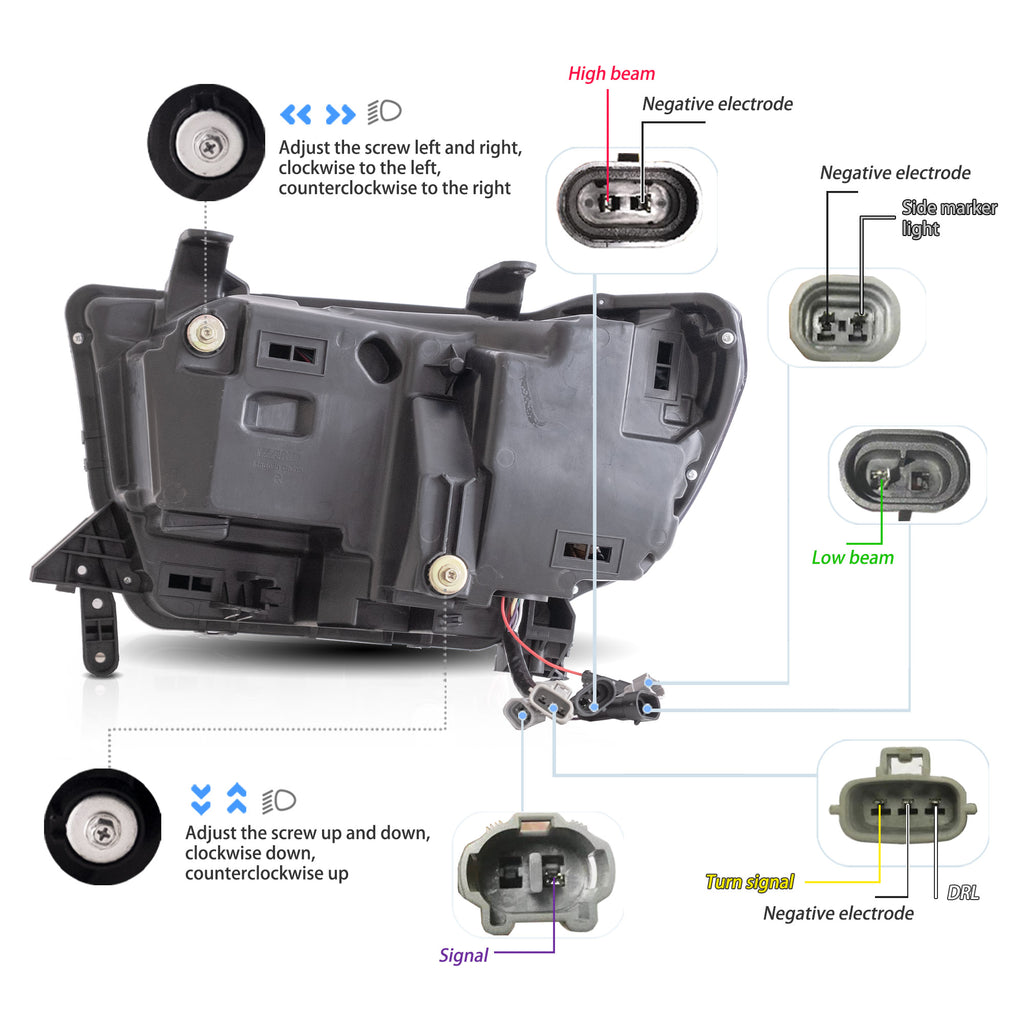 <<<<t49>28>16>0>LAND  LED  ProjecTor  HeadlighTs  For 2007-2013 ToyoTa  Tundra i 2008-2022 ToyoTa  Sequoia