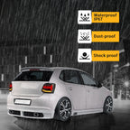 Luces traseras LED VLAND para Volkswagen (VW) Polo MK5 2009-2017 señal de giro con indicadores secuenciales