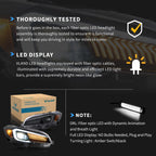 VLAND LED Projector Headlights For 2015-2021 Subaru WRX