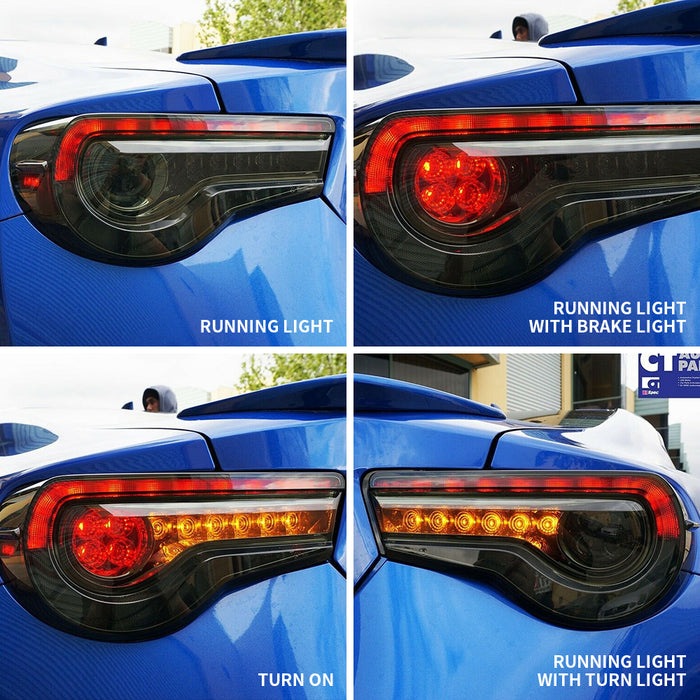 Luces traseras LED VLAND para Toyota 86 GT86, Subaru BRZ, Scion FRS 2012-2020, lámparas traseras