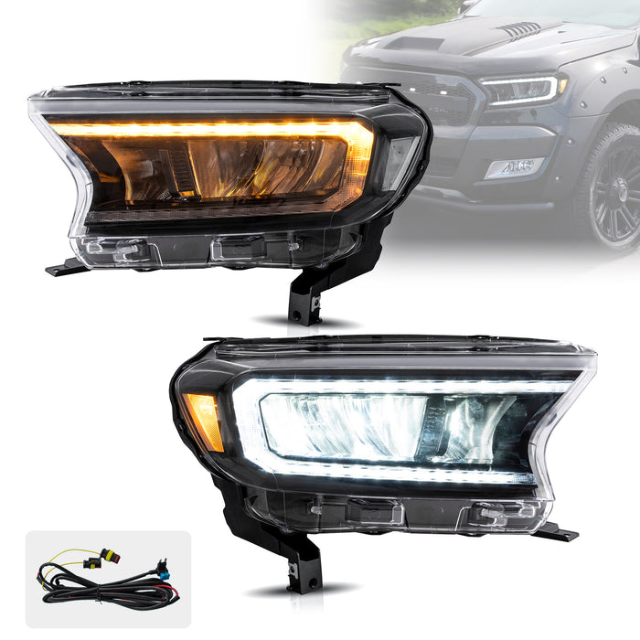 VLAND Full LED Headlights For Ford Ranger 2019-2023 [North American Edition]