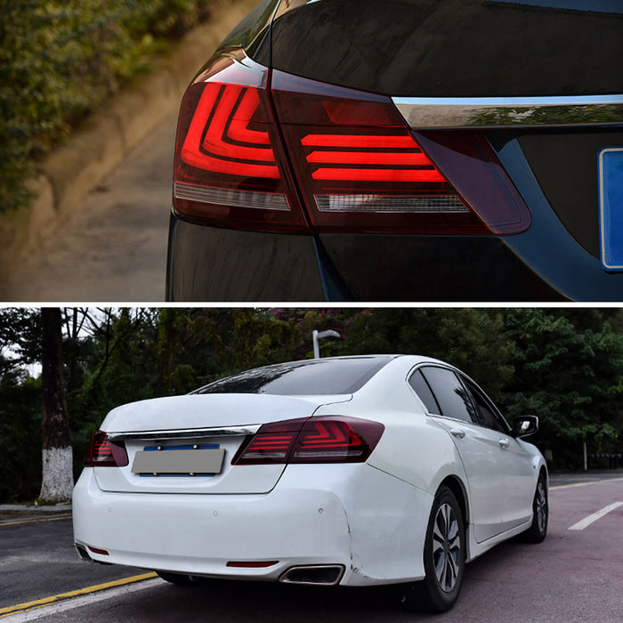 Fanali posteriori a LED VLAND per Honda Accord 2013-2015 con luci posteriori sequenziali