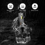 VLAND D2S H7 LED Headlights Bulbs 2PCS High/Low Beam light bulb 6000K White 50W 12-24V