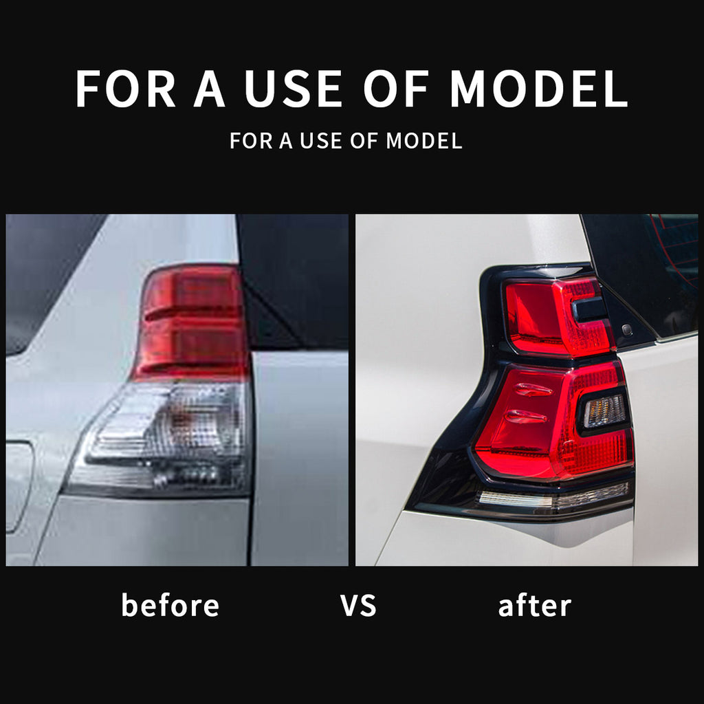 Feux arrière LED VLAND pour Lexus GX460 2010-2022 et Toyota Land Cruiser Prado 2010-2016