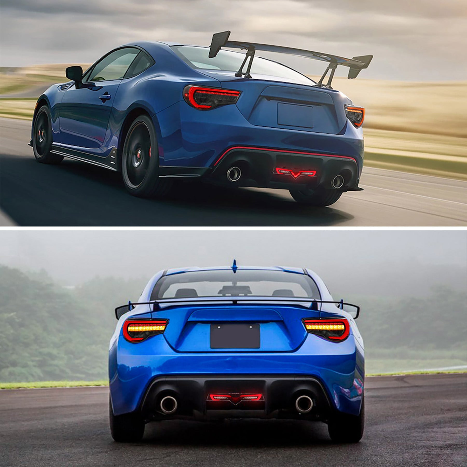 VLAND LED Rear Bumper Light For 2013-2021 Toyota 86 GT86 & Subaru BRZ & Scion FRS