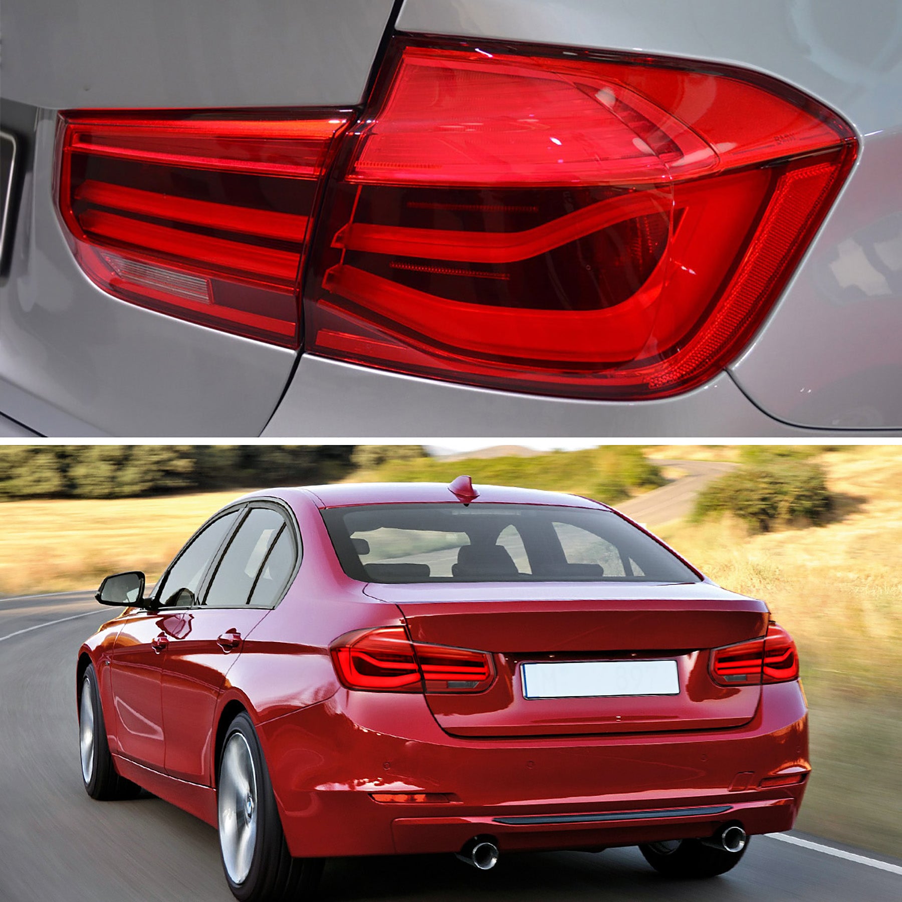 VLAND LED Tail Lights For 2012-2019 BMW 3Series F30 F80 M3 W/Sequential Turn Signal