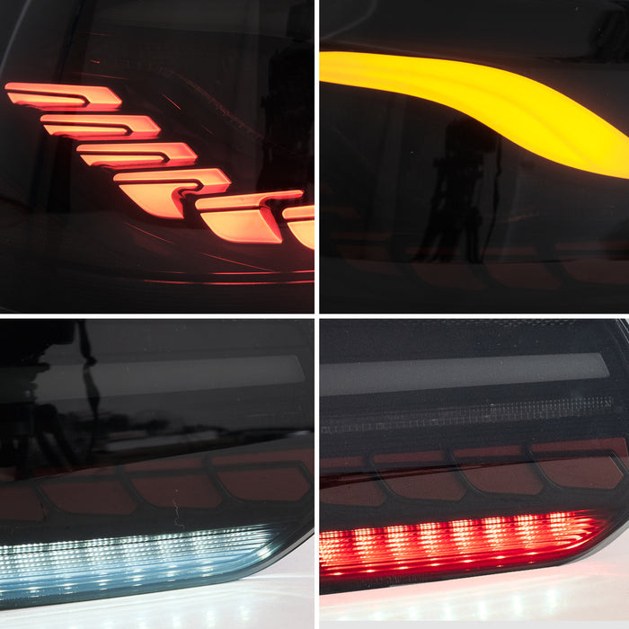 VLAND OLED テールライトフォルクスワーゲンゴルフ 6 MK6 2009-2014 シーケンシャルインジケーターウインカー付き