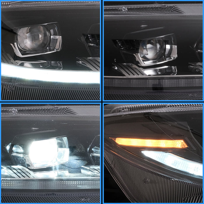 Faros delanteros LED VLAND para modelos halógenos de fábrica Mazda 6 de primera generación (GG1) 2002-2008