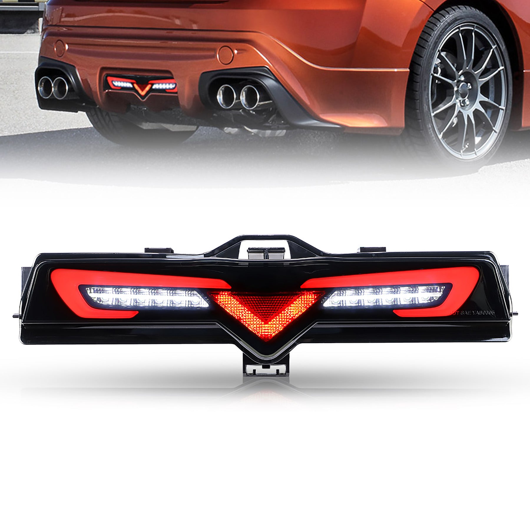 VLAND LED Rear Bumper Light For 2013-2021 Toyota 86 GT86 & Subaru BRZ & Scion FRS