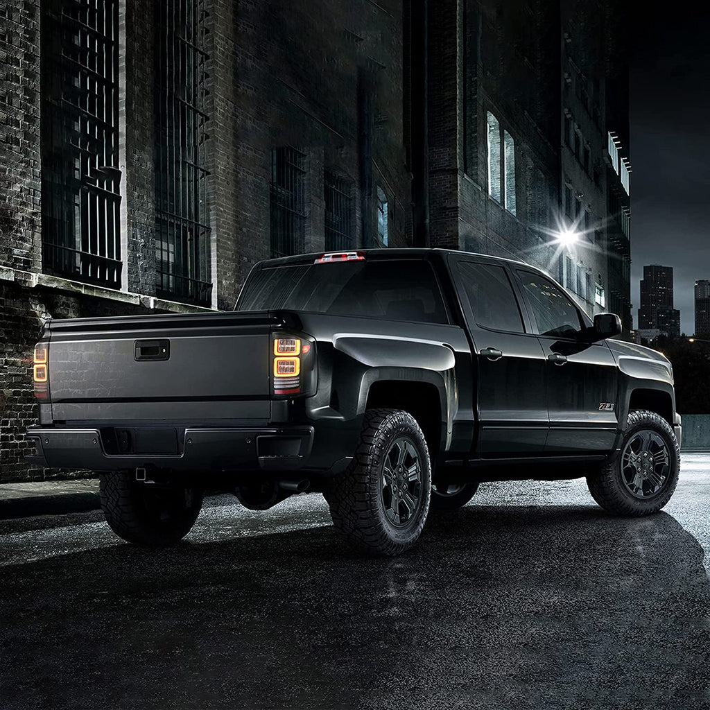 VLAND LED Tail lights For 2014-2018 Chevrolet Silverado 1500 2500HD 3500HD