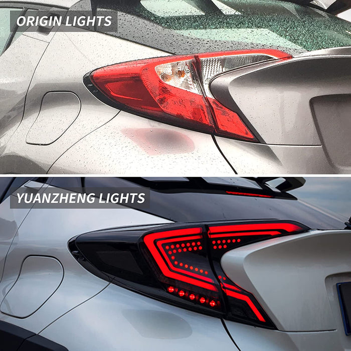 Feux arrière à LED pour Toyota CHR 2016-2022 avec clignotant séquentiel