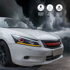 VLAND Phares LED pour Honda Accord Sedan 2008-2012 (pas pour coupé 2 portes)