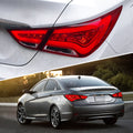 Luces traseras VLAND para Hyundai Sonata 2011 2012 2013 2014 montaje de lámparas traseras del mercado de accesorios Plug-And-Play