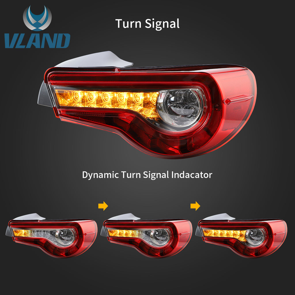 Luces traseras LED VLAND para Toyota 86 gt86/ Subaru brz/ Scion frs 2012-2020 montaje de luces traseras