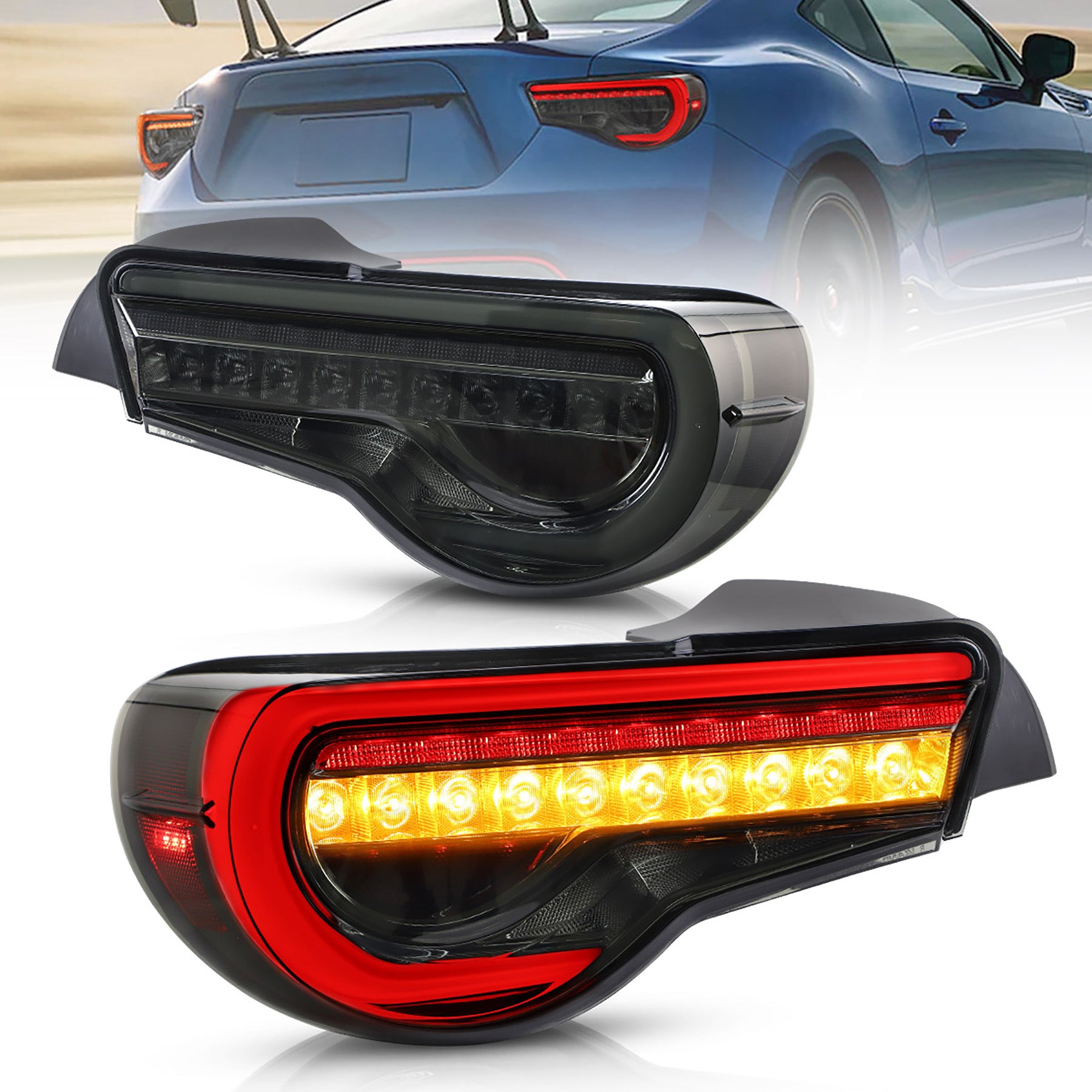 VLAND LED Taillights For 2012-2020 Toyota 86 GT86, Subaru BRZ, Scion FRS