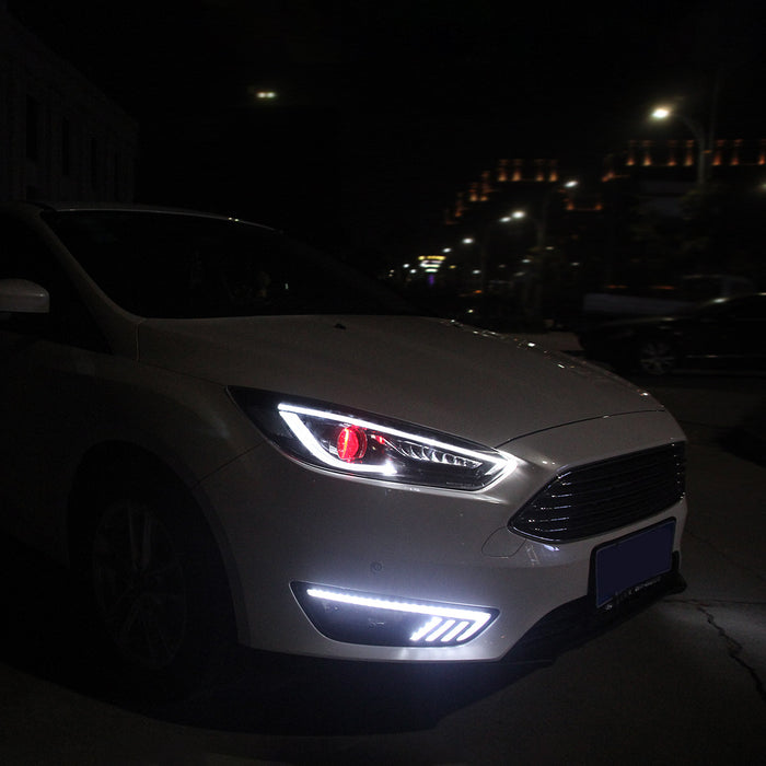 VLAND LED-Scheinwerfer für Ford Focus 2015–2019 Mk III Facelift (Mk 3,5)
