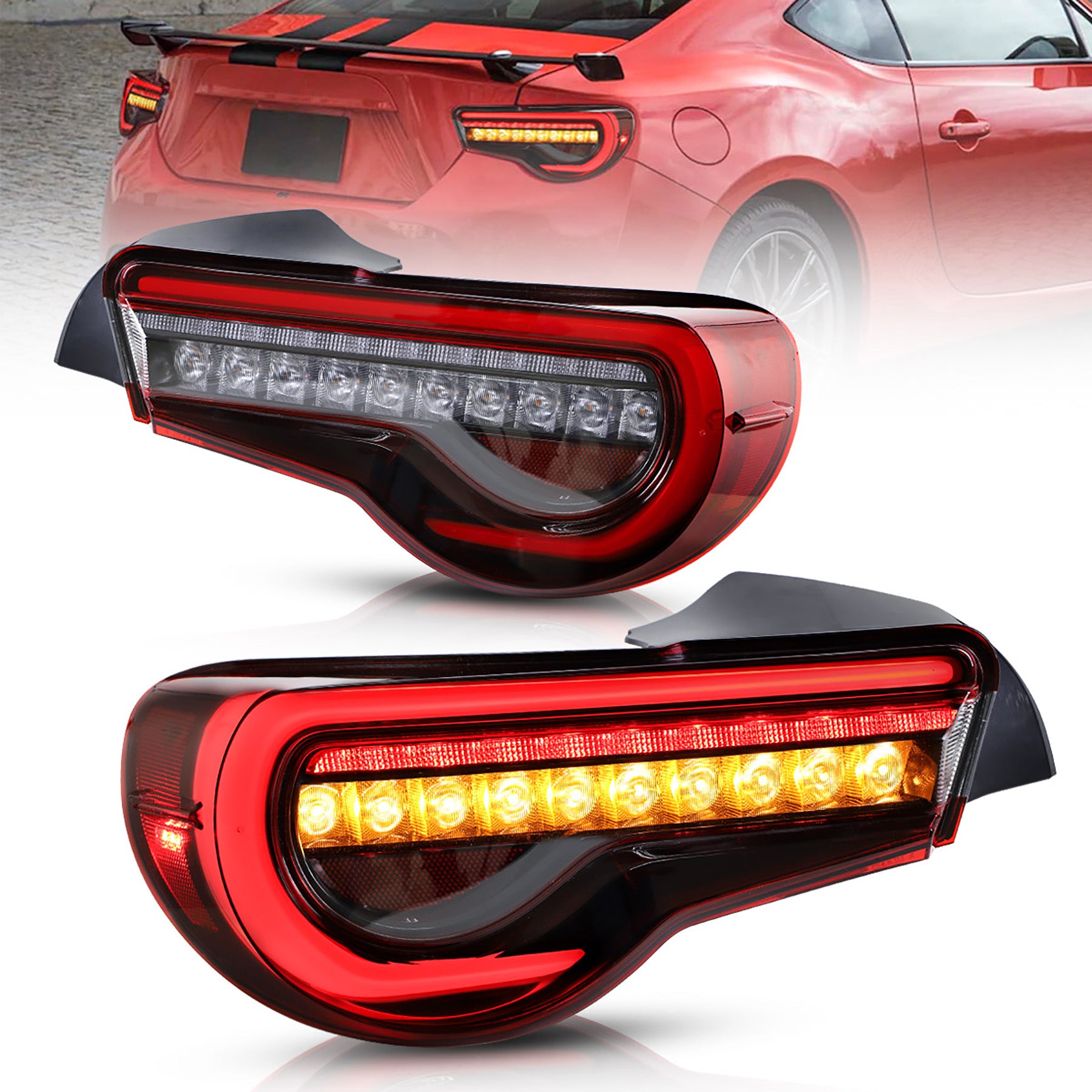 VLAND LED Taillights For 2012-2020 Toyota 86 GT86, Subaru BRZ, Scion FRS