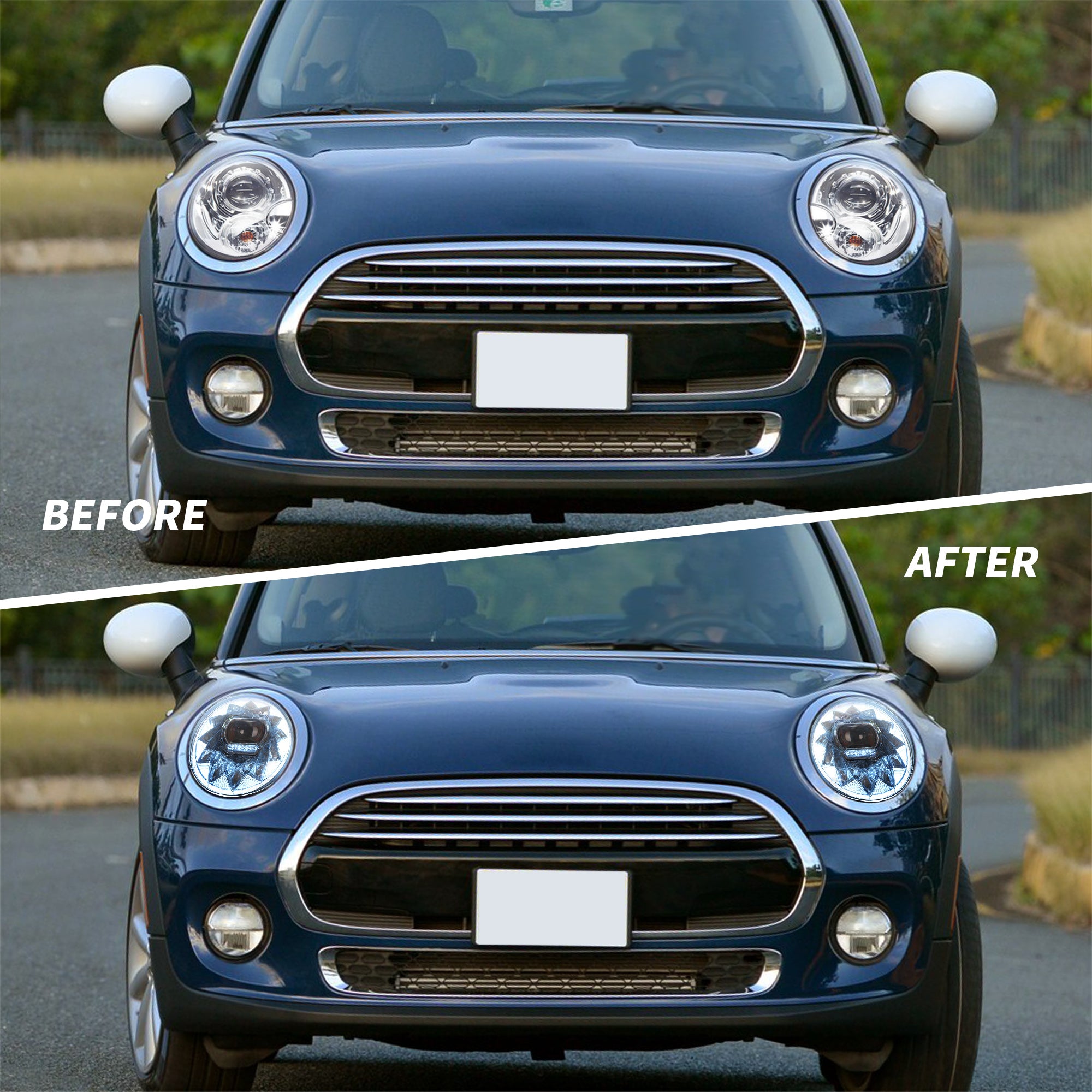 VLAND LED Headlights For 2014-2018 Mini Cooper F56 halogen models