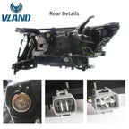 VLAND LED Headlights For Toyota Land Cruiser Prado 2017-2023 (GDJ150, 4th Gen Second Facelift)