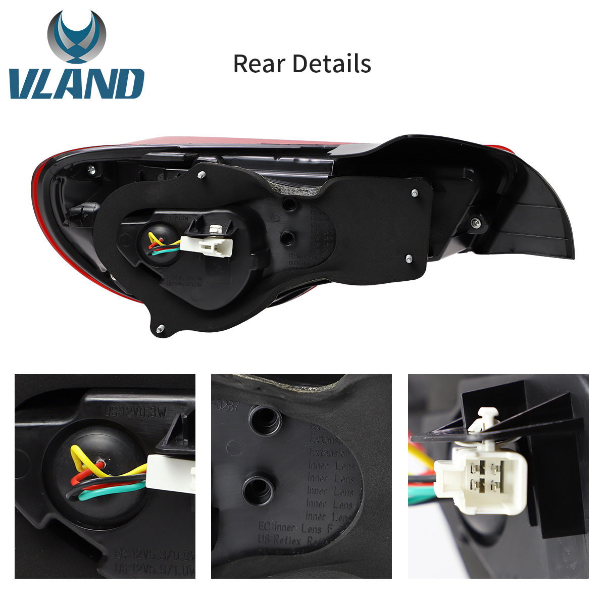 Luces traseras LED VLAND para Toyota 86 gt86/ Subaru brz/ Scion frs 2012-2020 montaje de luces traseras