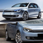 VLAND LED Headlights For 2009-2014 Volkswagen Golf Mk6 Halogen Model