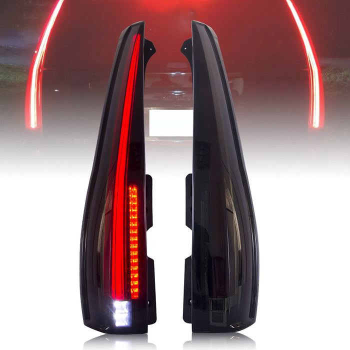 VLAND LED Tail Lights For 2007-2014 Cadillac Escalade / ESV Rear Lamp Assembly