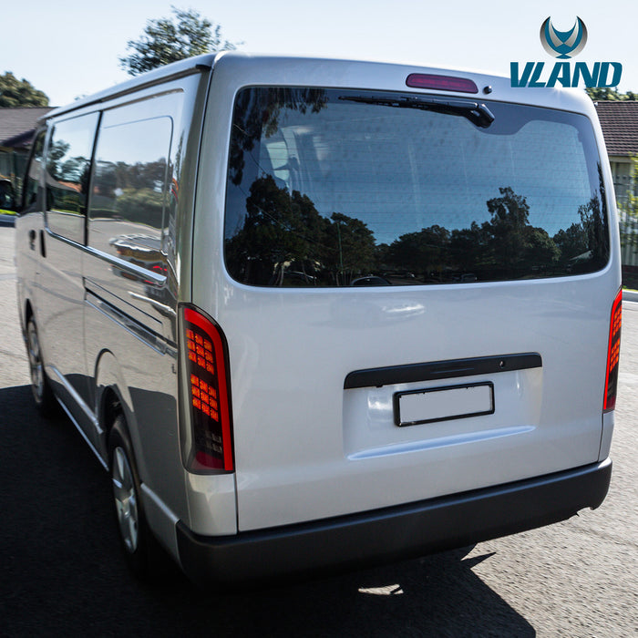 VLAND LED テールライト トヨタ ハイエース 2005-2019 アフターマーケット リアランプ用