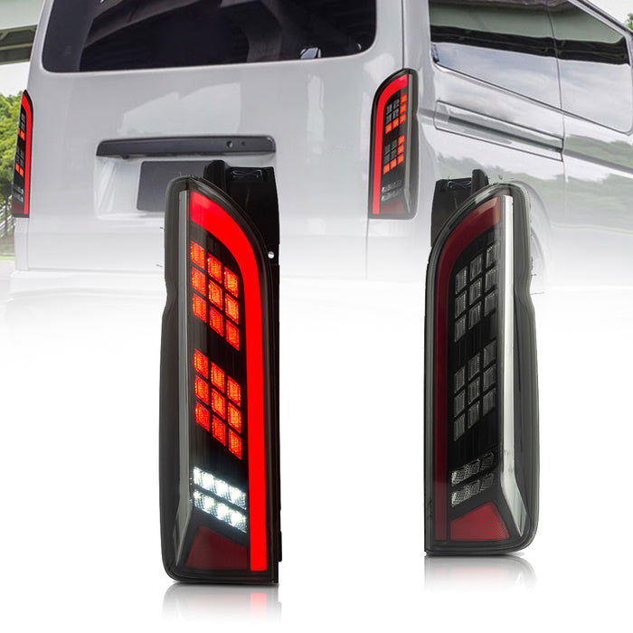 VLAND LED Tail Lights For Toyota Hiace 2005-2019 Aftermarket Rear Lamps