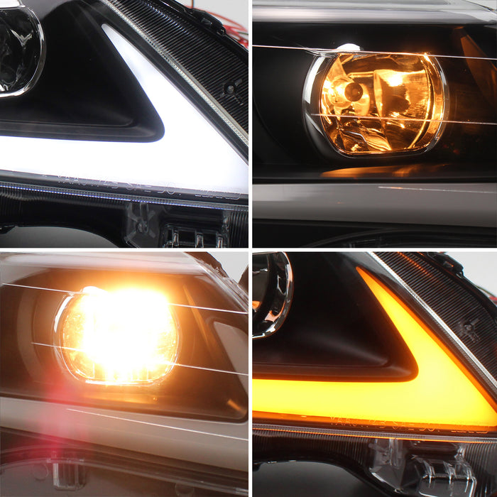Phares LED VLAND pour 2011 2012 2013 Toyota Corolla (E140/E150) 10e génération lifting