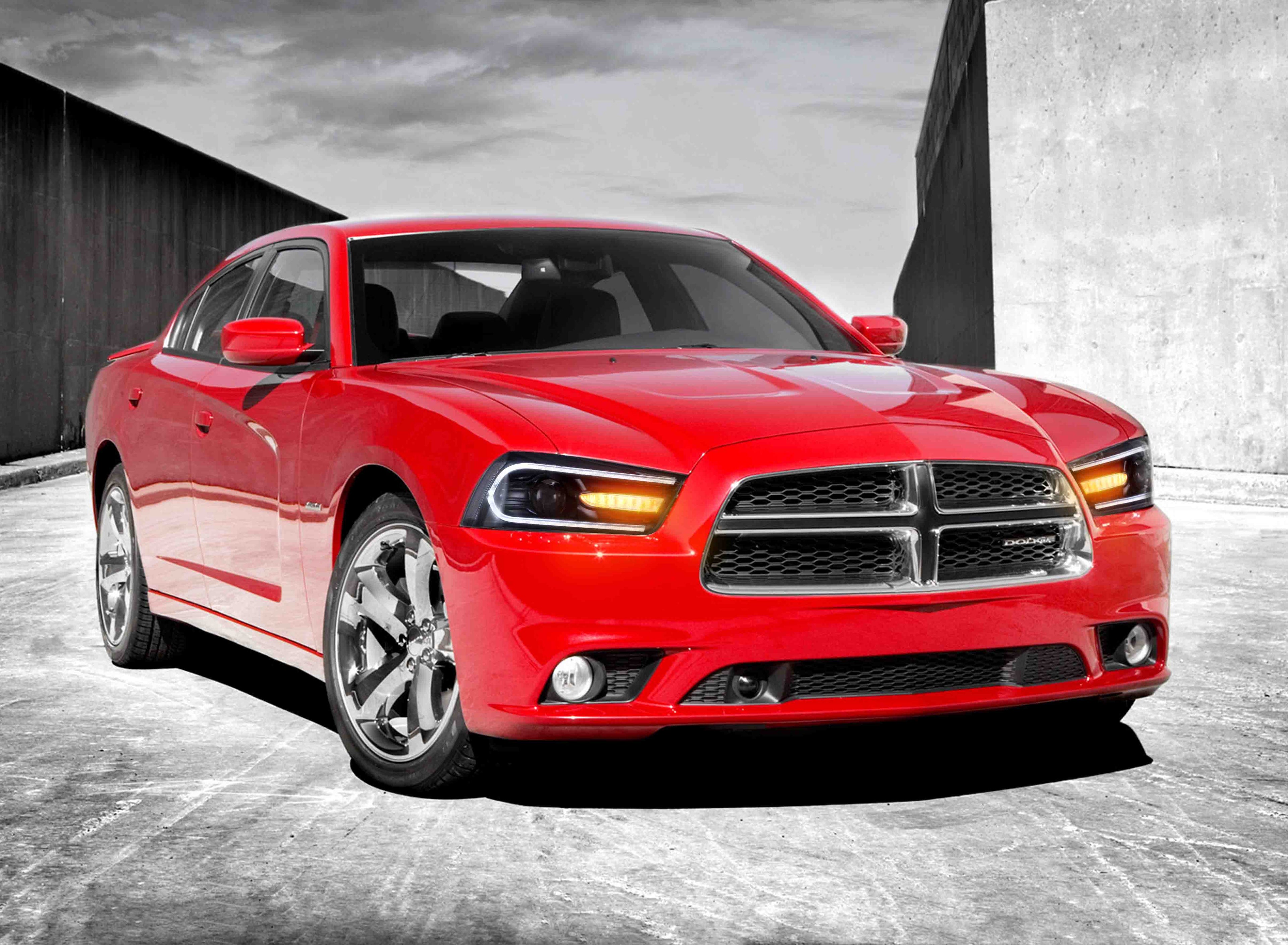 Phares LED VLAND pour Dodge Charger 2011-2014 ensemble de feux avant