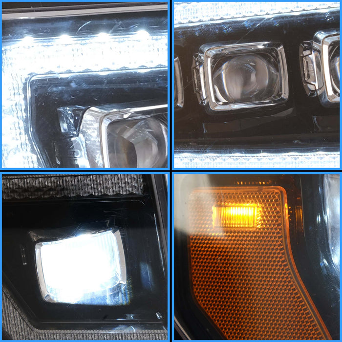 Faros LED VLAND para Ford F150 2009-2014 Conjunto de faros